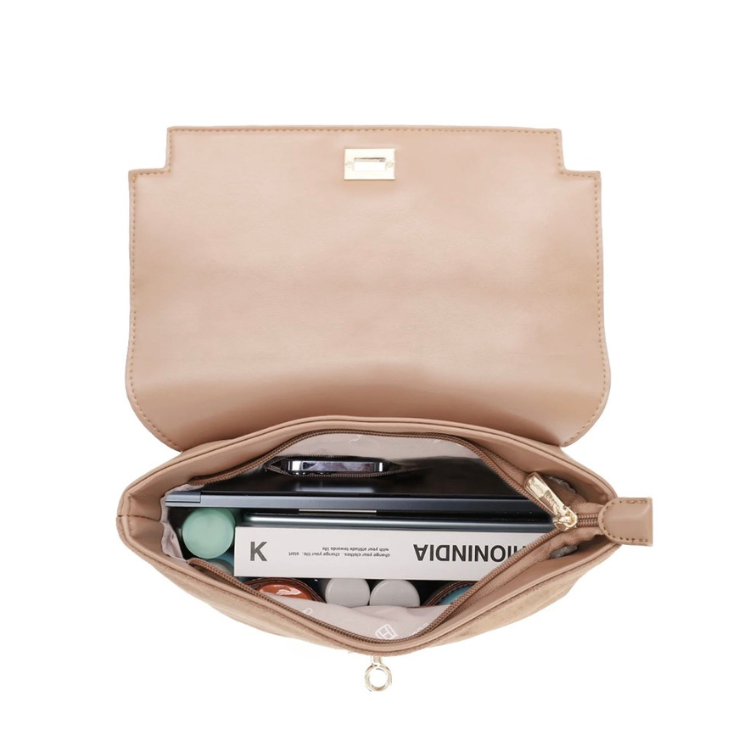 Queen Helena Zaino da Donna in camoscio e similpelle Art.LW198 Col.Beige