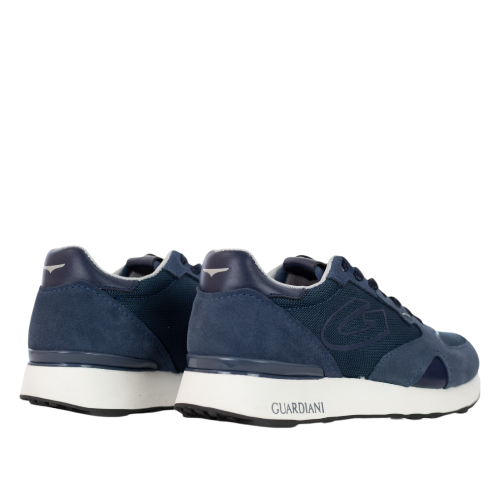 Guardiani Scarpe da Uomo colore blu con logo monogramma AGM451505