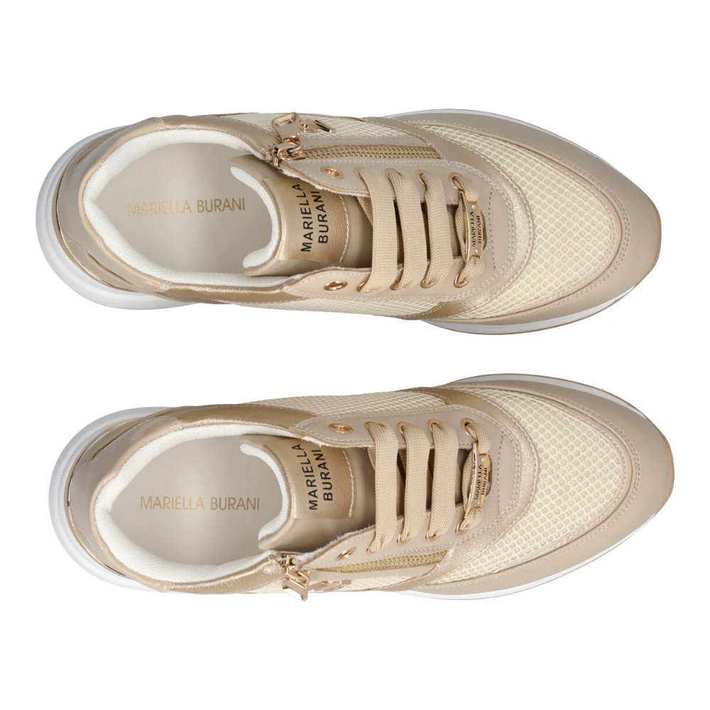 Mariella Burani Scarpe da Donna con zeppa Beige Art.51750