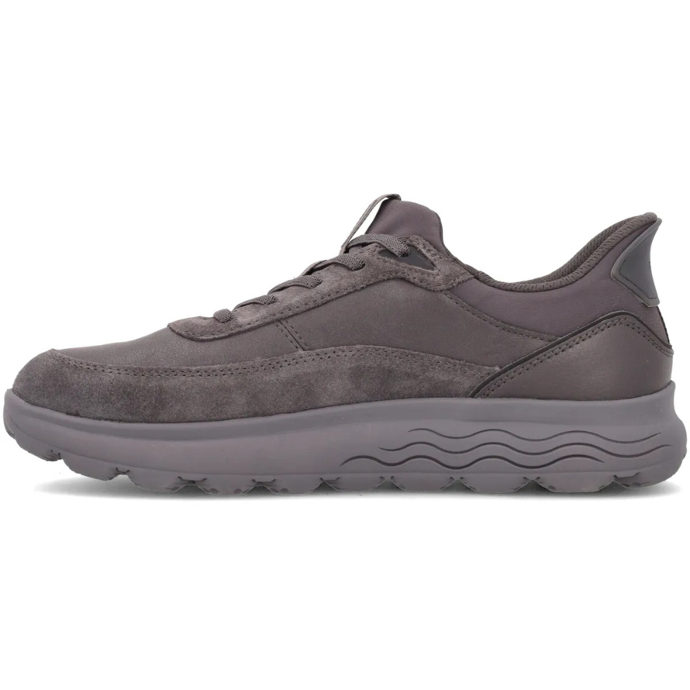 Geox Scarpe da Uomo U SPHERICA PLUS A - NAPPA+SUED Col.Grigio