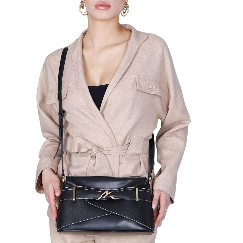 Cafènoir Borsa da Donna con tracolla Art.C3WG0919 Col.Nero