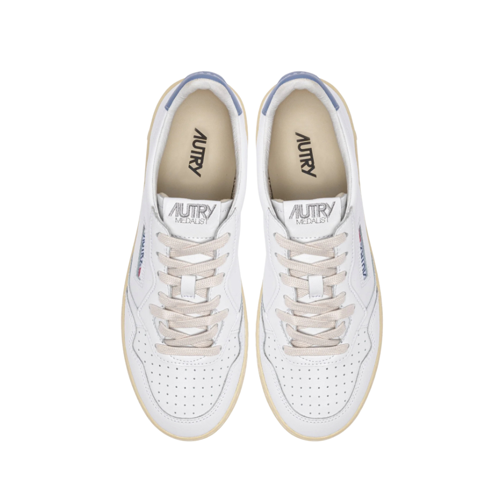 Autry Medalist Low Scarpe da Donna in pelle Bianca Art.AULW LL89
