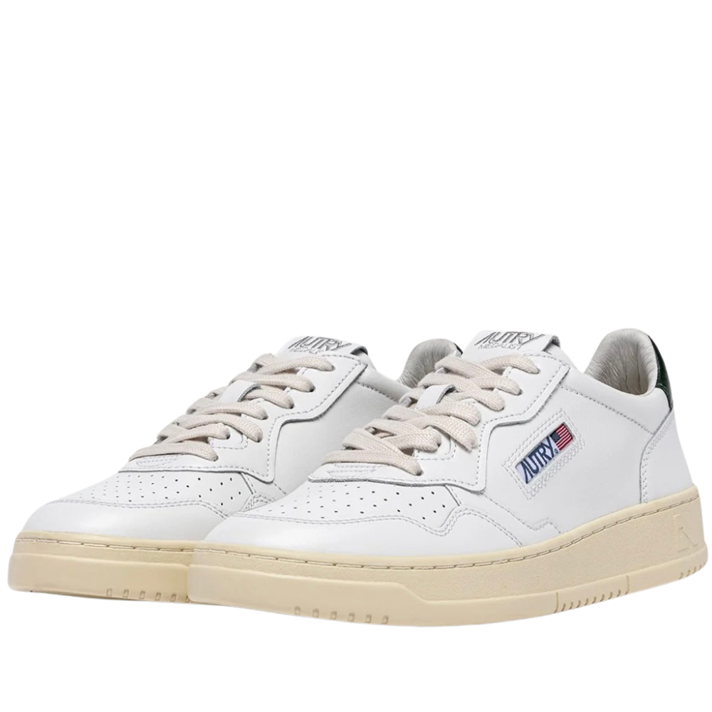 Autry Medalist Low Scarpe da Uomo Art.AULM LL47 Col.Bianco/Verde