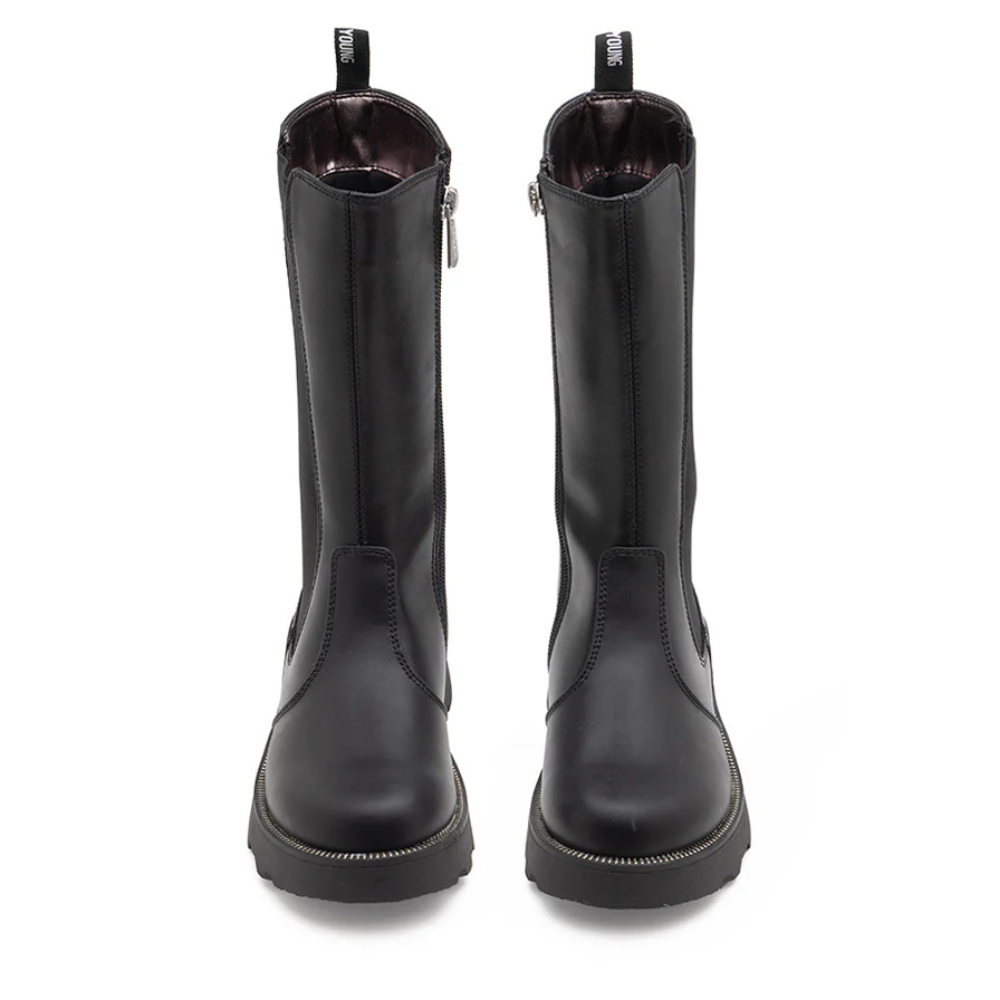 Cult Stivale da Donna in pelle Art.T-229 Col.Nero