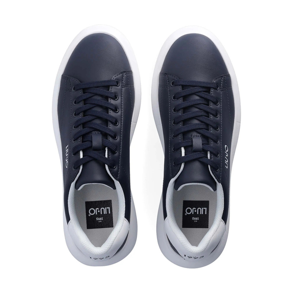 LIU JO BIG 01 S3342 7B4027PX474 BLUE NAVY/WHITE SCARPE DA UOMO