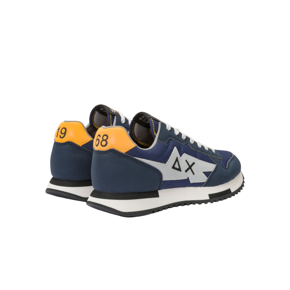 SUN68Sneaker Niki in nylon e microfibra Z44121 NAVY BLUE Scarpe da Uomo