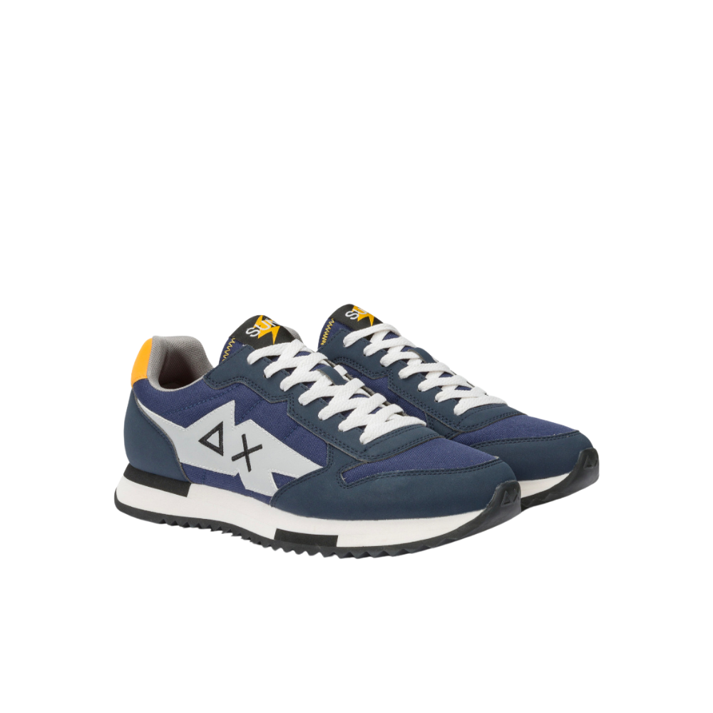 SUN68Sneaker Niki in nylon e microfibra Z44121 NAVY BLUE Scarpe da Uomo