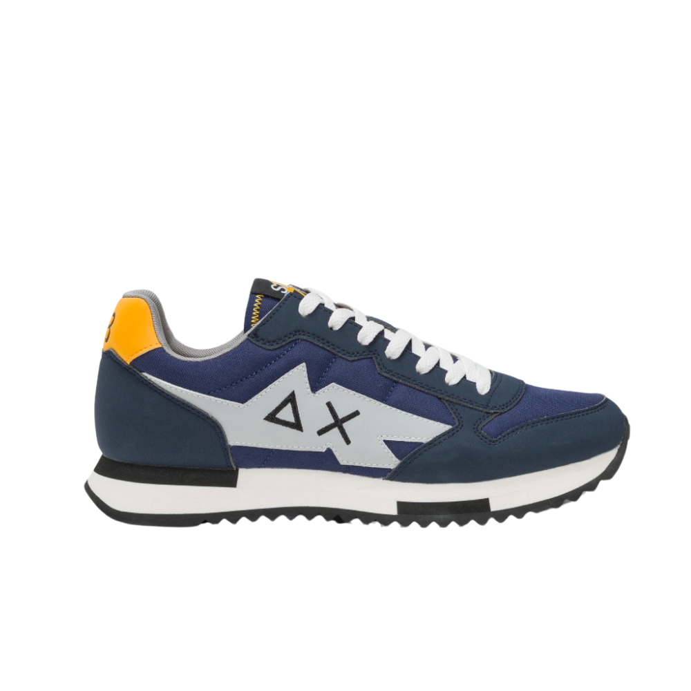 SUN68Sneaker Niki in nylon e microfibra Z44121 NAVY BLUE Scarpe da Uomo