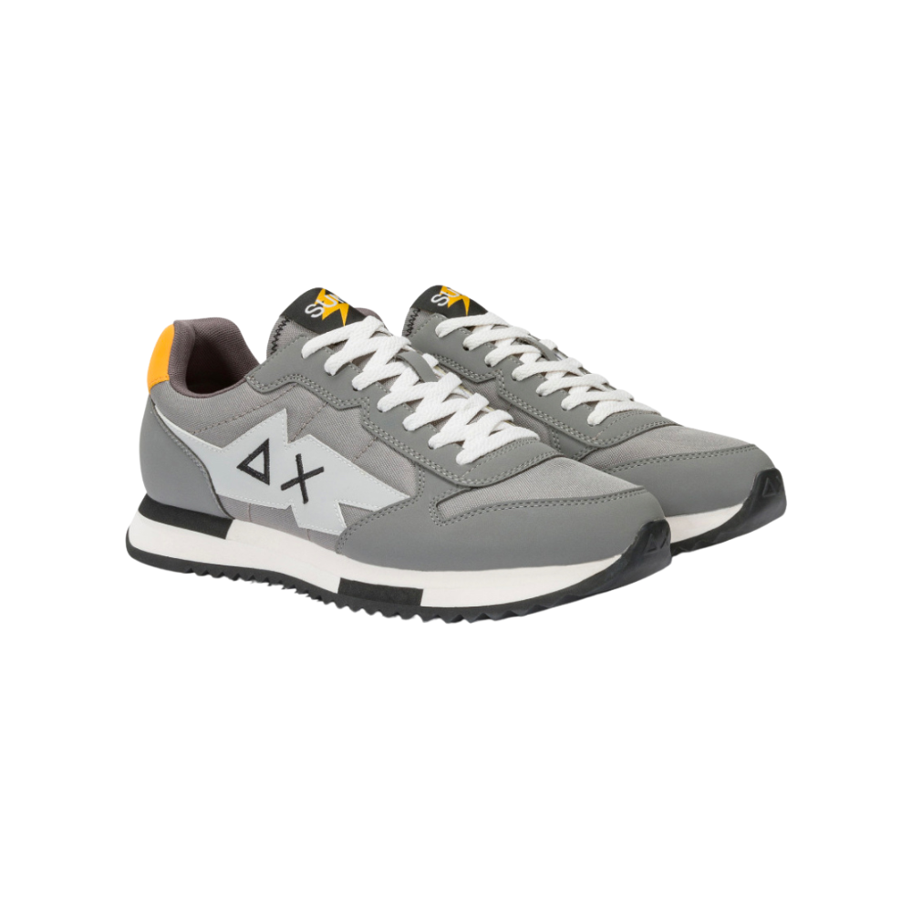 SUN68 Sneaker Niki in nylon e microfibra Z44121 GRIGIO MEDIO Scarpe da Uomo