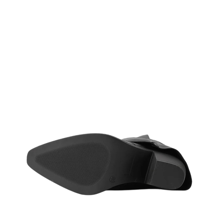 Queen Helena Stivale da Donna con risvolto in pelle Art.X33-103 Col.Nero