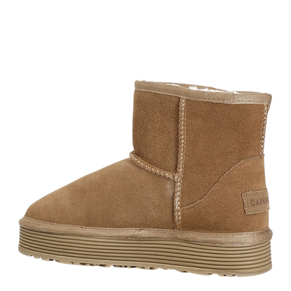 Cafènoir Stivaletti da Donna in camoscio Art.DR6017 Col.Cammello