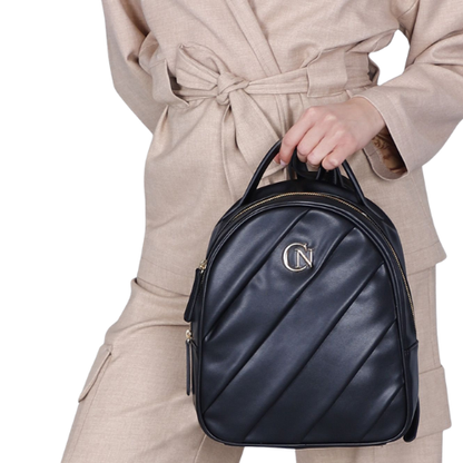 Cafènoir Zaino da Donna in pelle Art.C3WD0910 Col.Nero