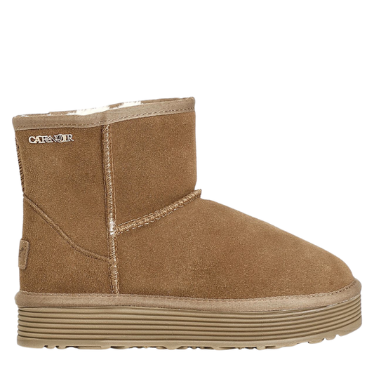 Cafènoir Stivaletti da Donna in camoscio Art.DR6017 Col.Cammello