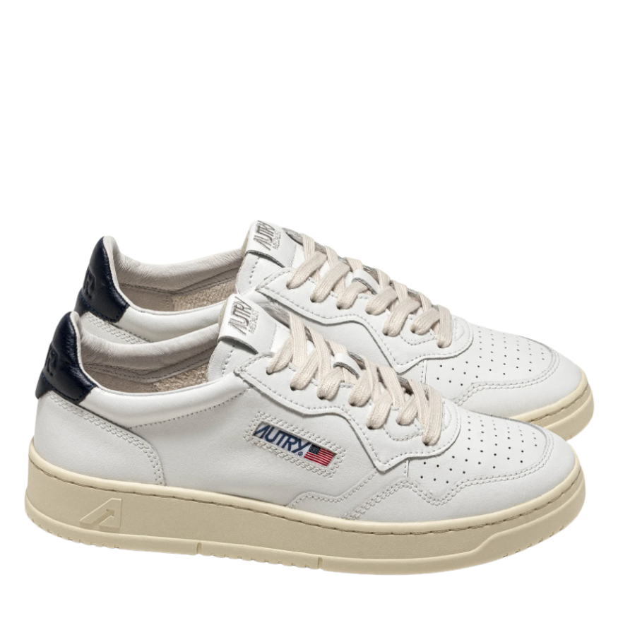 Autry Medalist Low Scarpe da Uomo Art.AULM LL22 Col.Bianco/Nero