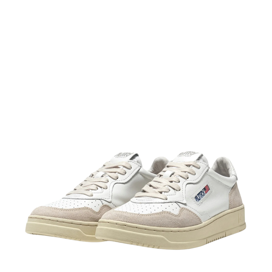 Autry Medalist Low Scarpe da Donna Art.AULW LS33 Col.Bianco/Beige