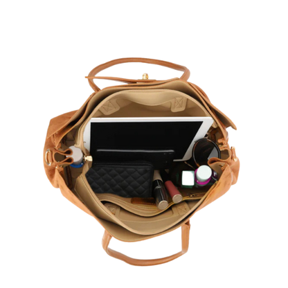 Queen Helena Borsa da Donna in camoscio con tracolla e fibbia Art.LW208 Col.Marrone