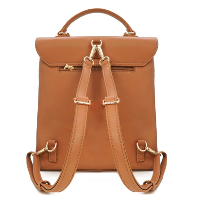 Queen Helena Zaino da Donna in camoscio e similpelle Art.LW198 Col.Cammello