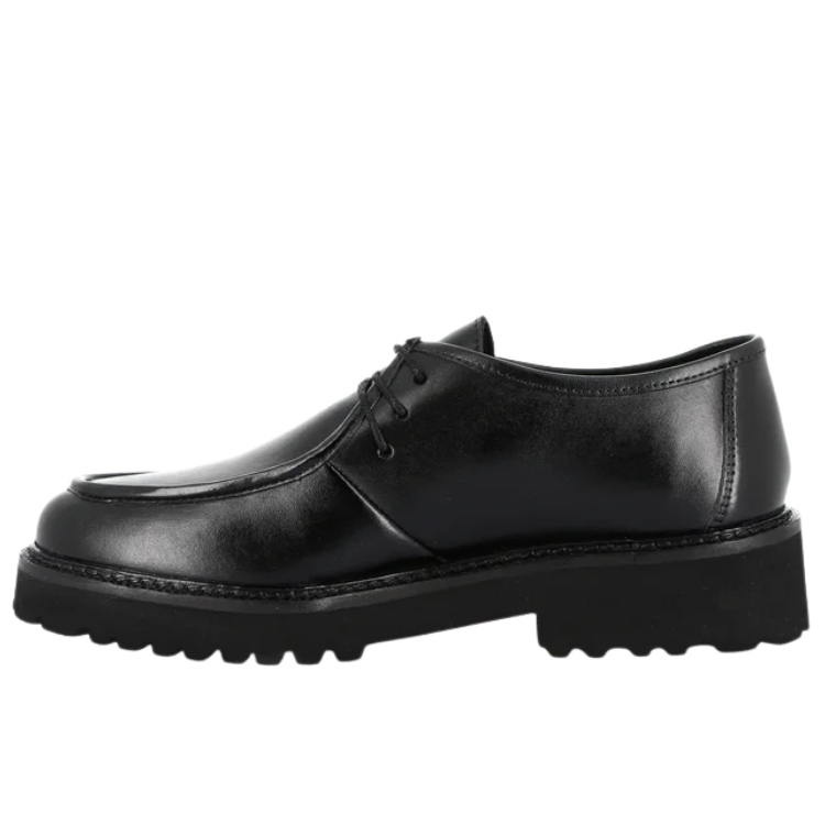 GRÜNLAND Scarpe da Donna Mocassino stringato in pelle Art.REBE SC6112-N1 Col.Nero