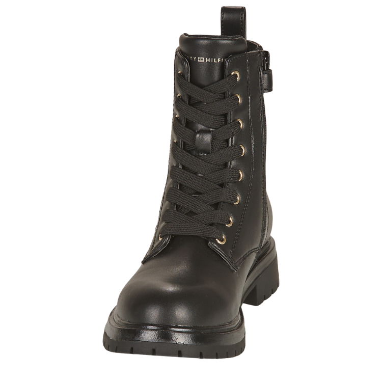 Tommy Hilfiger Stivaletti da Donna in pelle Art.T3A5-33015-1355999 Col.Nero