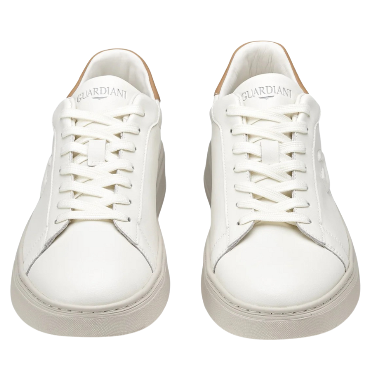 Guardiani Scarpe da Uomo Art.NEW ERA 4518 Col.Bianco/Marrone