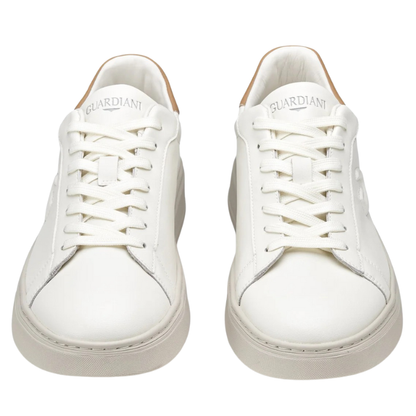 Guardiani Scarpe da Uomo Art.NEW ERA 4518 Col.Bianco/Marrone