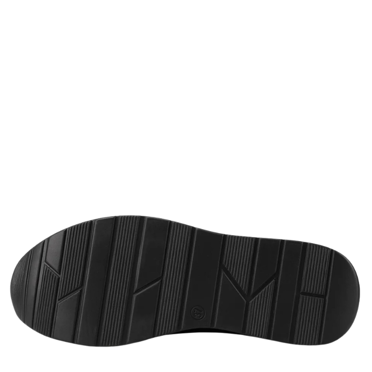 Queen Helena Scarpe da Donna con zeppa e zip laterale in camoscio e pelle Art.X33-21 Col.Nero