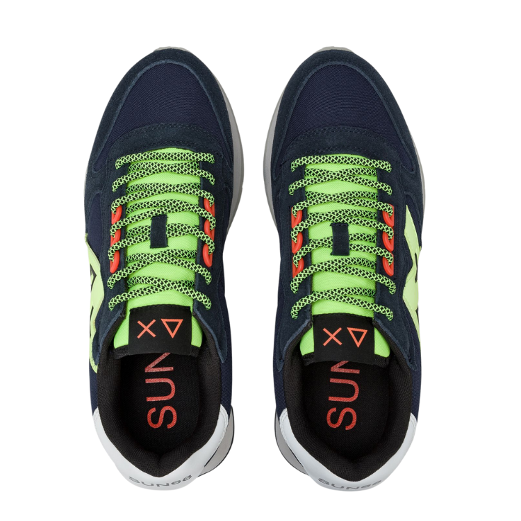 Sun68 Jaki 2.0 Fluo Scarpe da Uomo Art.Z35113 Col.Blu