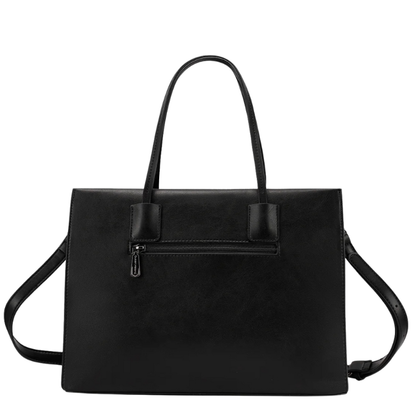 Queen Helena Borsa da Donna in ecopelle con manico e tracolla rimovibile Art.M1063 Col.Nero