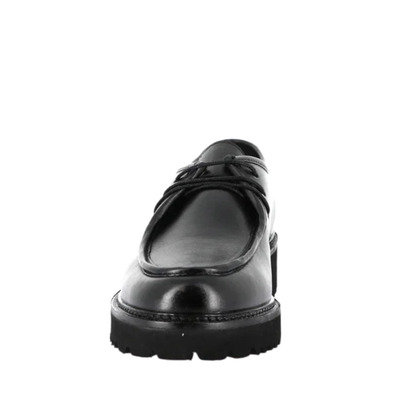 GRÜNLAND Scarpe da Donna Mocassino stringato in pelle Art.REBE SC6112-N1 Col.Nero