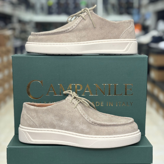 Campanile Collection Scarpe da Uomo modello Ingegnere in camoscio Col.Beige