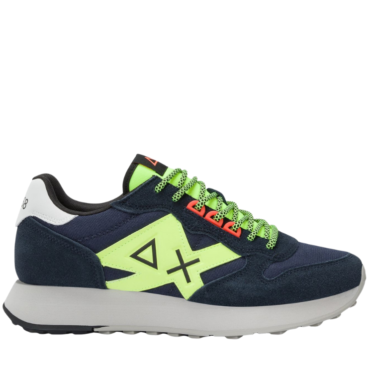 Sun68 Jaki 2.0 Fluo Scarpe da Uomo Art.Z35113 Col.Blu
