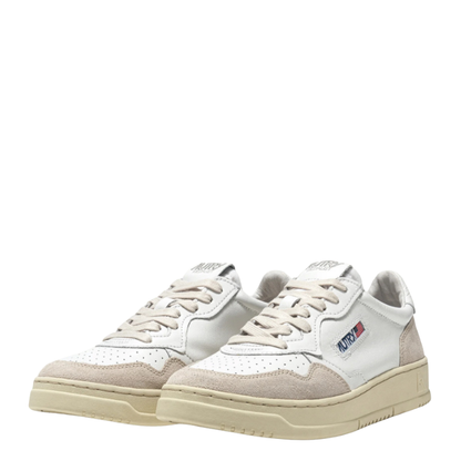 Autry Medalist Low Scarpe da Uomo Art.AULM LS33 Col.Bianco/Beige
