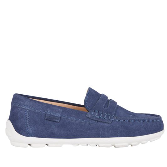Geox Scarpe da Bambino - Mocassino in camoscio Art.J826CA00022C4211 Col.Blu Navy