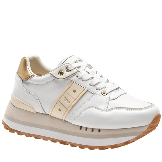 Blauer S4EPPS01/LEA Scarpe da Donna Col.Bianco