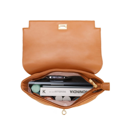 Queen Helena Zaino da Donna in camoscio e similpelle Art.LW198 Col.Cammello