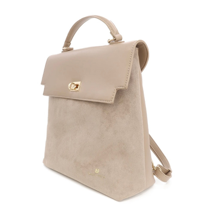 Queen Helena Zaino da Donna in camoscio e similpelle Art.LW198 Col.Beige