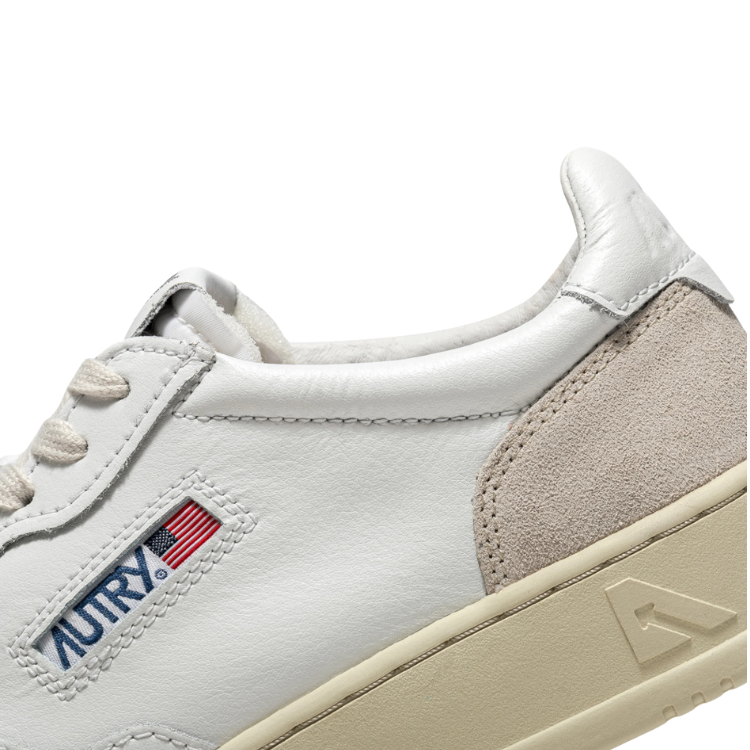 Autry Medalist Low Scarpe da Uomo Art.AULM LS33 Col.Bianco/Beige