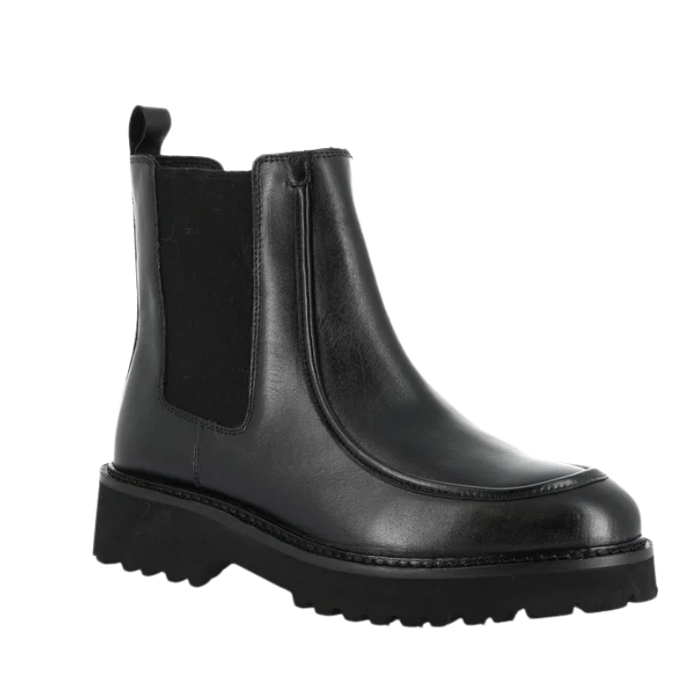 Grünland Stivaletti da Donna in pelle Art.REBE PO1862-N1 Col.Nero