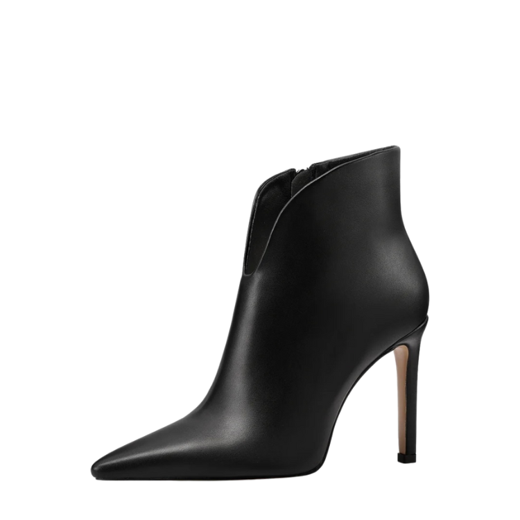 Queen Helena Stivaletti da Donna a punta tacco 10cm. Art.K4053 Col.Nero