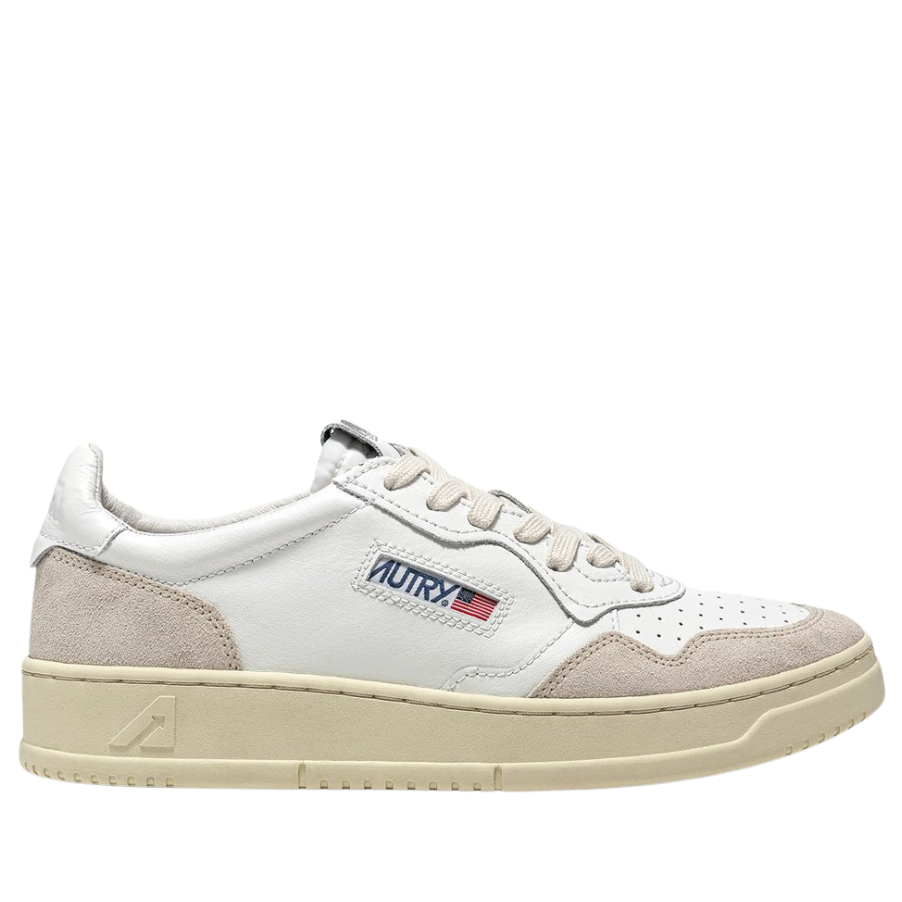 Autry Medalist Low Scarpe da Donna Art.AULW LS33 Col.Bianco/Beige