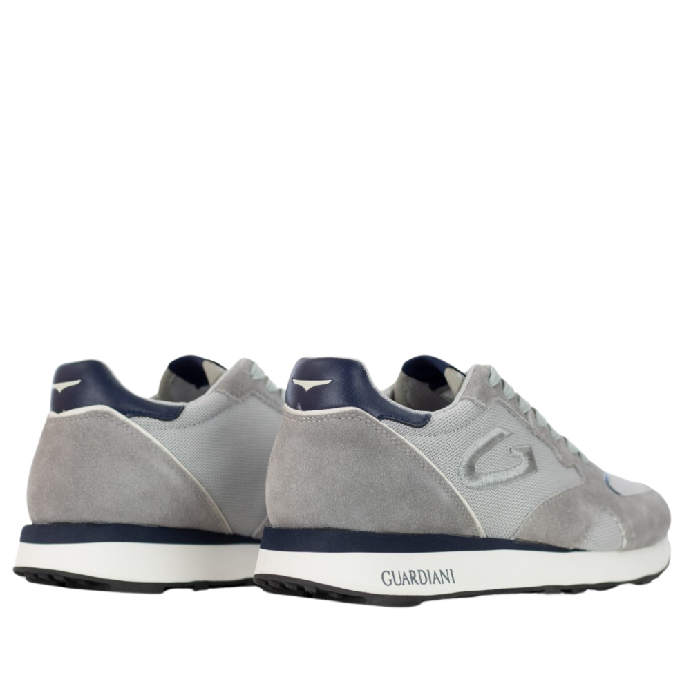 Guardiani Scarpe da Uomo colore grigio con logo monogramma AGM451507