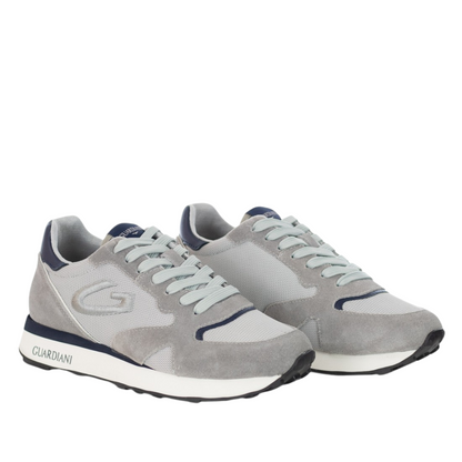 Guardiani Scarpe da Uomo colore grigio con logo monogramma AGM451507