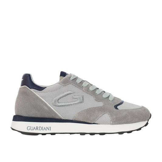 Guardiani Scarpe da Uomo colore grigio con logo monogramma AGM451507