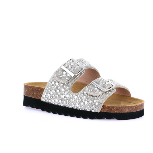 Grünland Sandali da Donna HOLA CB0758-M7 Argento