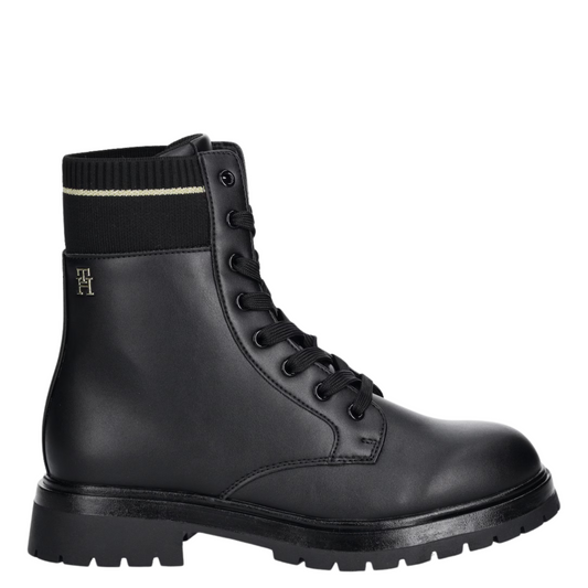 Tommy Hilfiger Stivaletti da Donna in pelle nero Cod.T3A5-34018-0332999