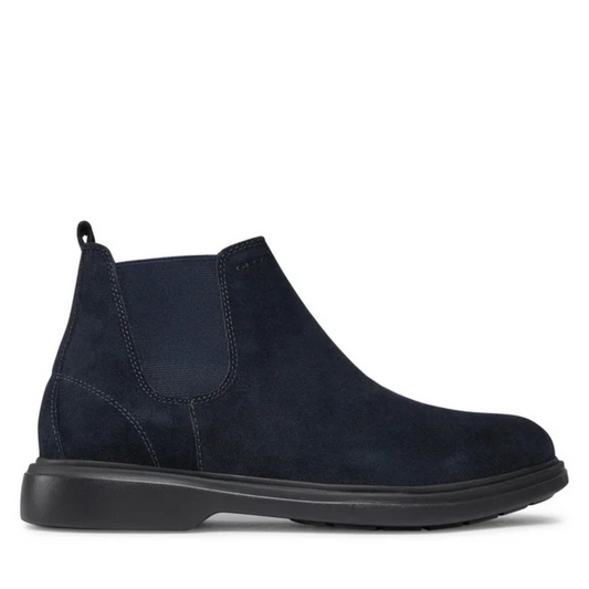 Geox Stivaletto da Uomo Chelsea in camoscio Blu Cod.U OTTAVIO C