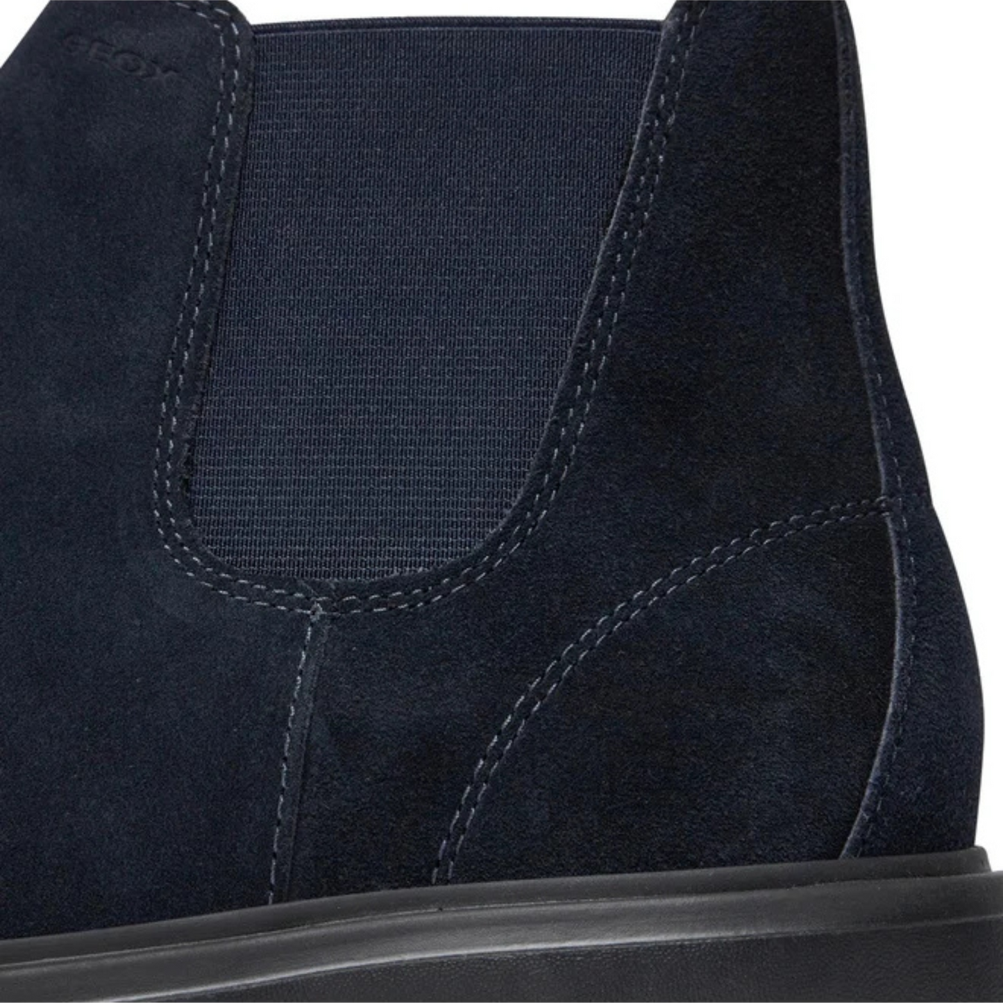 Geox Stivaletto da Uomo Chelsea in camoscio Blu Cod.U OTTAVIO C