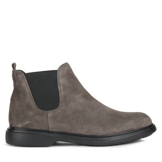 Geox Stivaletto da Uomo Chelsea in camoscio Grigio Cod.U OTTAVIO C U16DCC 00022 C6372