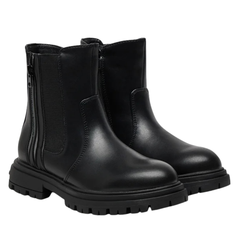 Calvin Klein Stivaletti da Donna Chelsea Boot in pelle nero V3A5-81019-1355999