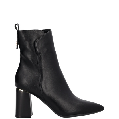Mariella Burani Stivaletti da Donna in pelle nero con cerniera laterale Art.51691